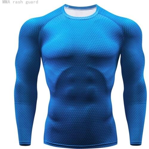 Mens Sports T-shirt Long Sleeve Running Shirt Quick Dry Gym Clothing Outdoor Training Shirt Bodybuilding T-shirt High Quality