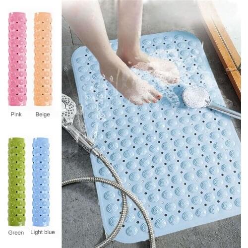 MEOOAWQI Non-Slip Non-Skid Bathtub Shower Mat Waterproof Bath Rug Door Mats Floor Mat Toilet Mats Bath Carpet Massage Design
