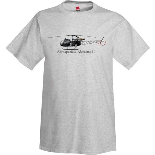 New 2019 Fashion Hot Fashion Brand Aerospatiale Alouette Ii Helicopter T-Shirt - Personalized With Your funny Cotton Tee shirt