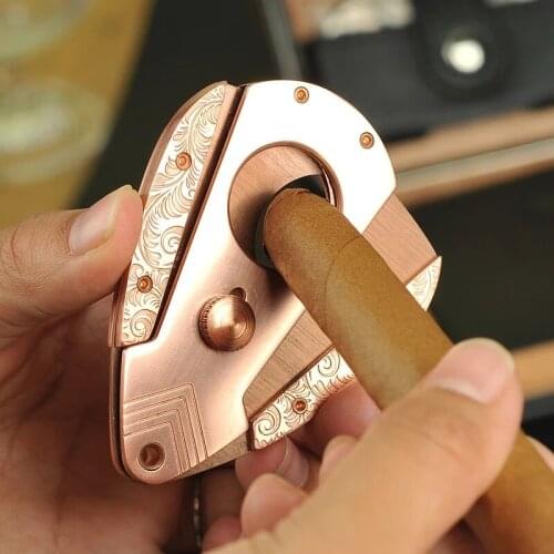 Cigar scissors personalized cigar scissors tool V-shaped cigar cutter beautifully packaged c
