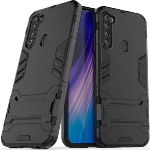 Shockproof Case For Xiaomi Redmi Note 8T Note 8 Pro Rubber Robot Armor Hard PC Back Cover For Redmi 8 8A Silicone Bumper Shell