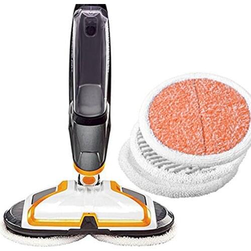 Round Microfiber Steam Mop Pad Floor Cleaning Cloths Replacement Part for Bissell 2124/2039A