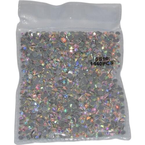 Hotfix Rhinestone Flat Back Iron On Strass Crystal Glass Stones SS3-SS30 Hot Fix Rhinestones For Clothes Decorations