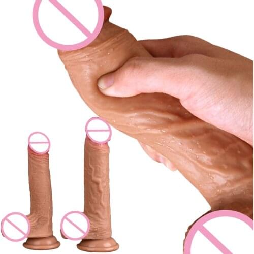 Super Huge Realistic Dildo Liquid Silicone Big Penis With Strong Suction Cup Horse Dildos Adult Toys for Woman Sex Shop