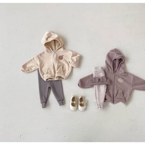 Fall 2021 Kids Hoodies Girls Boys Cotton Sweatshirts Toddler Kawaii Hoodie Korean Baby Outwear Children Family Matching Clothes