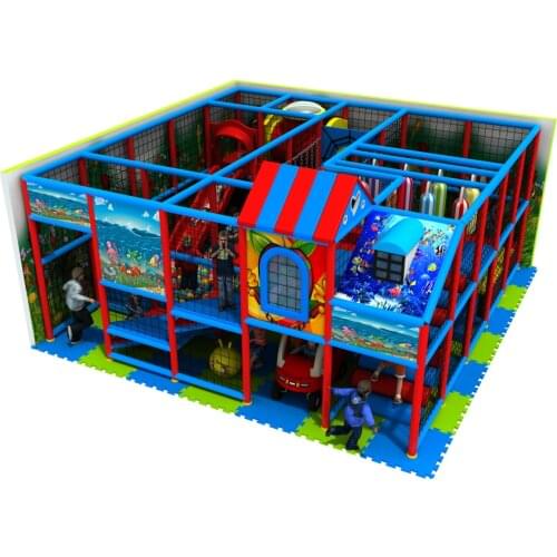 YLW-IN171011 exported to Lithuania Playground Equipment CE Approved Kids Indoor Soft Naughty indoor playground park