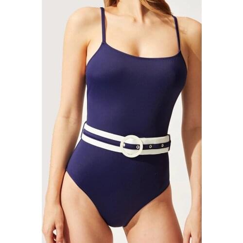 Womens One Piece Swim Suit Pool Swimsuit One-Piece Push Up Trikini Female Solid For Women Sports Swimsuit Fused Bathing Suit