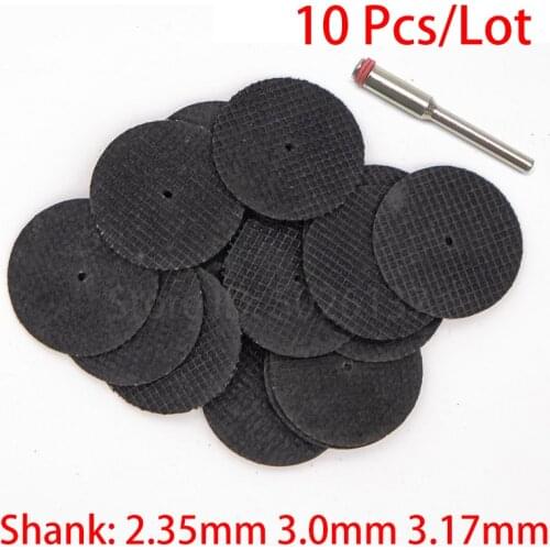 10PCS Grinding Wheel Fiberglass Reinforced Cut Off Disc Mandrel Cutting Wheels For Disk Tool Metal Grinder Rotary Tool