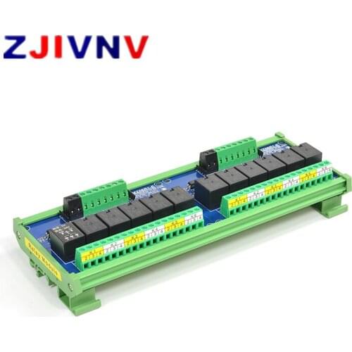 12 Channels 5V Optocoupler Isolation Relay Module Supply Voltage DC 5V Trigger Signal DC 3.3V 5V 12V 24V BMZ12R1-E