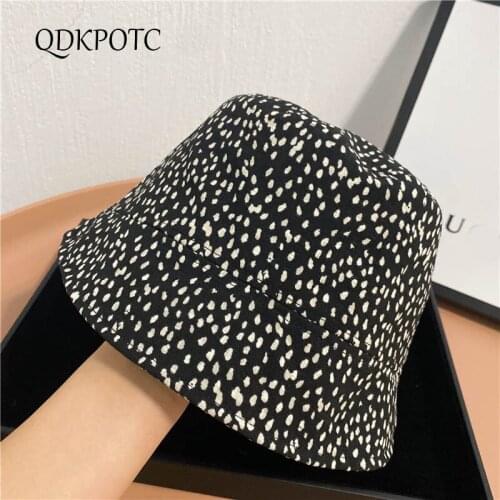 2021 Cap Summer New Women Wave Point Chiffon Bucket Hats England Fashion Elegant Breathable Sun Protection Sun Hats QDKPOTC