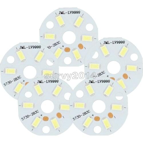 5PCS 3W 5730 White LED Emitting Diode SMD Highlight Lamp Panel LED Board