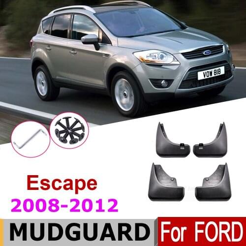 Car Mudflap Fender For Ford Escape 2012-2008 Over Fender Mud Flaps Guard Splash Flap Mudguard Accessories 2011 2010 2009