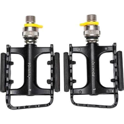 Quick Release Bicycle Pedals Ultralight Aluminum Alloy MTB Mountain Bike Bearing Pedals Safety Reflective Pedal