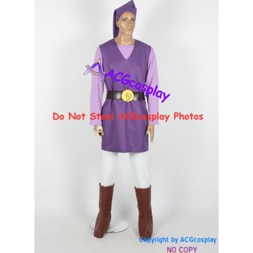 Toon Link Cosplay Costume Purple Version costume Include Boots Covers