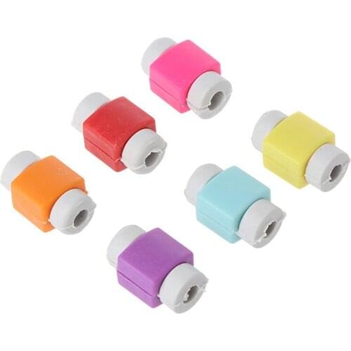 Colorful USB Cable Protector Saver Sleeve For Smartphone Data Charger Cable Cord
