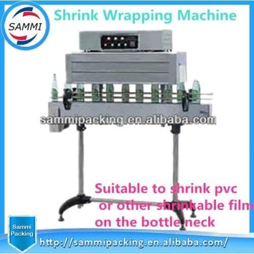 Cap Shrink Tunnel for neck of bottle , shrink packing machine for bottle cap
