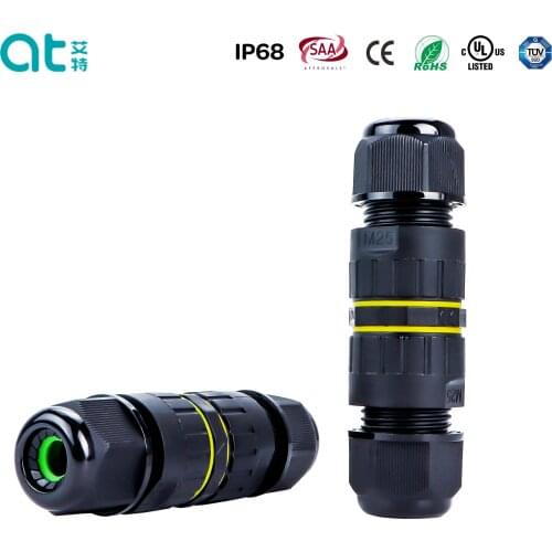 M25 IP68 Waterproof Cable Connector outdoor 2/3/4/5 pin Electrical Terminal Adapter Wire Connectors Sealed Junction Box