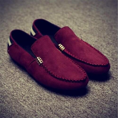 2020 New Spring Korean Breathable Casual Driving Shoes Lightweight Massage Comfortable Shallow Mouth Mens Bean Beans Shoes