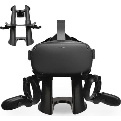 VR Stand Headset Display Holder and Controller Mount Statio