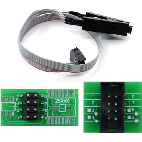 High Quality SOIC8 SOP8 DIP8 Test Clip Socket Adpter BIOS 24 25 93 USB Programmer Programable TL866CS TL866A