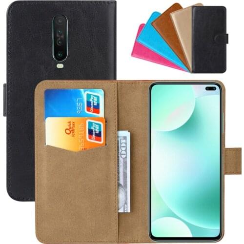 Luxury Wallet Case For Xiaomi Redmi K30 5G Extreme Edition PU Leather Retro Flip Cover Magnetic Fashion Cases Strap