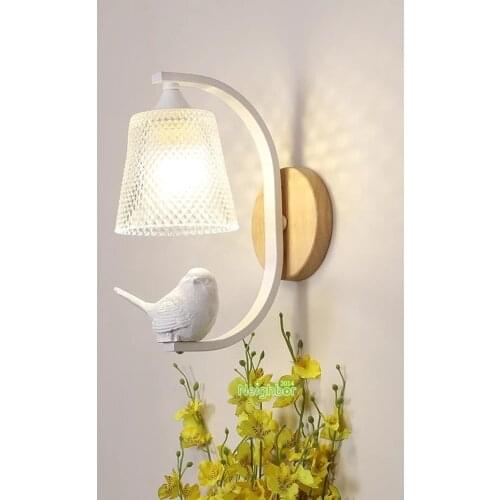 Modern LED Bird Wall Lamp Bedroom Bedside Background Wall Decorative Modeling Light For Home Indoor Sconce Lighting Fixtures