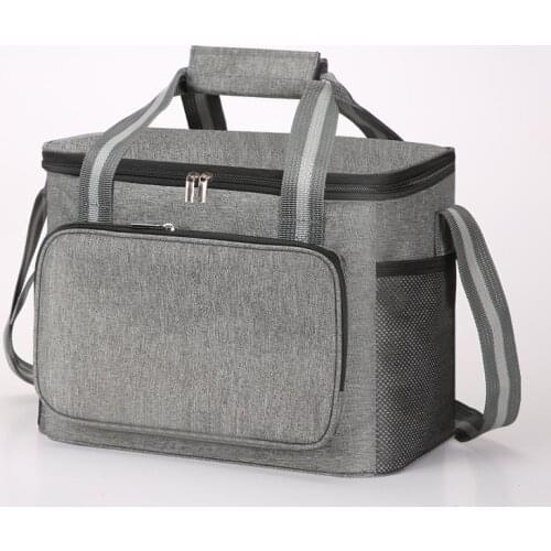 Thickened outdoor Oxford cloth ice bag insulation cold-proof large-capacity portable lunch bag lunch box bag