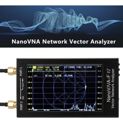 For S-A-A-2 NanoVNA-F V2 Vector Network Analyzer Digital Nano VNA Tester HF VHF UHF USB Logic Antenna Analyzer Standing