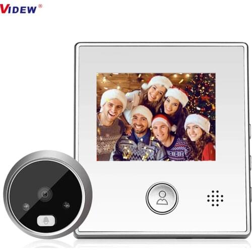 VIDEW Doorbell Camera IR Night Vision Intercom Door Bell Viewer Smart Video Peephole Digital Door Eye Security