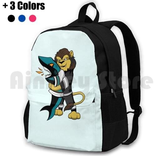 Heimlich For San Jose-Sharks Choke Outdoor Hiking Backpack Riding Climbing Sports Bag Kings Hockey Sports Funny La Kings Bailey