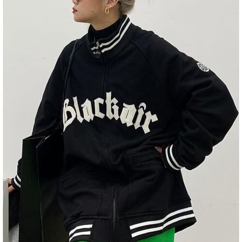 Oversized Sweatshirt jacket Zipper Women Pocket Female Hooded Sweat Oversize Femme Sweatshirt Tops Autumn Winter Sweater Hip-hop