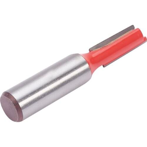 Hot Red Straight Router Bit Cemented Carbide Milling Cut For Hand Electric Drill Flute Type Carpenter Woodworking tool 1pcs/2pcs