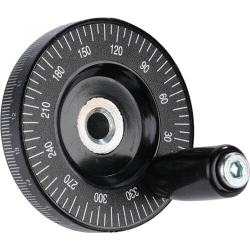 1Pcs 8x63mm Solid Round Bakelite Scale Milling Handle Handwheel CNC Lathe Grinder Machinery Accessaries 3D Printer Hand Wheel