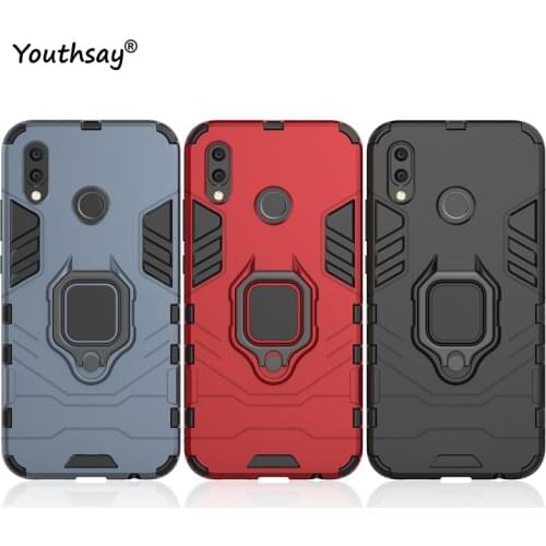 For Huawei P20 Lite Case 5.84" Magnetic Finger Ring Kickstand Hard Phone Case For Huawei Nova 3E Cover Huawei P20 Lite Fundas