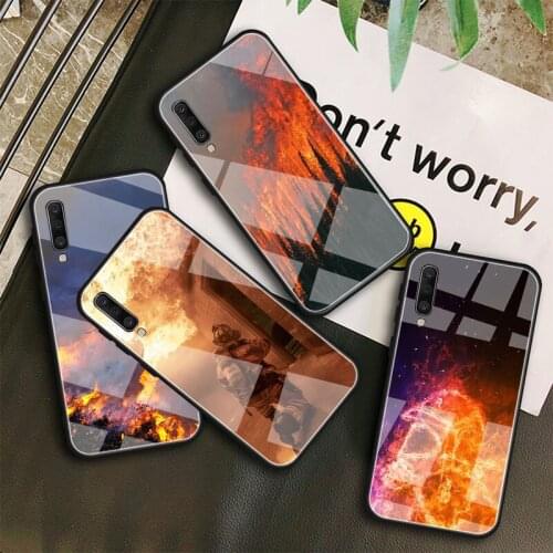 Fireman Tempered Glass Case For Samsung Galaxy A10S A10E A20S A20E A30S A40 A50S A60 A70 A80 A90 A6 A7 A8 Shell