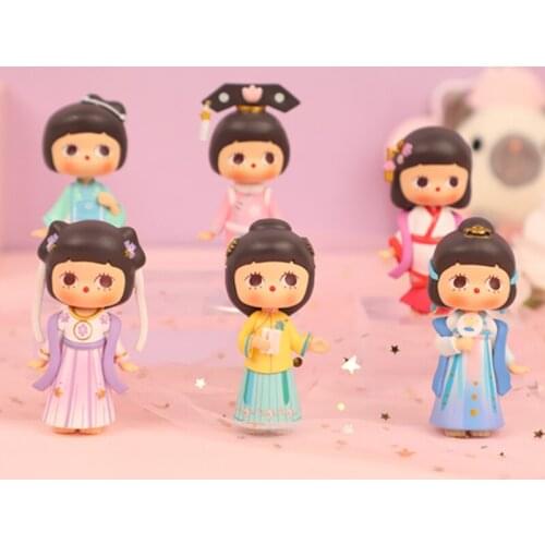 Blind-Box Mystery Unknown Random Doll Action Cute Girl Child Toy Case Decoration