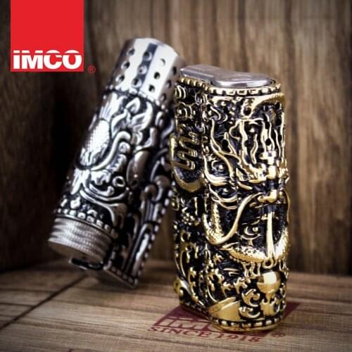 IMCO High Quality Stainless Steel Windproof Kerosene Wheel Lighter Oil Mens Gift Convenient Classic Old Igniter