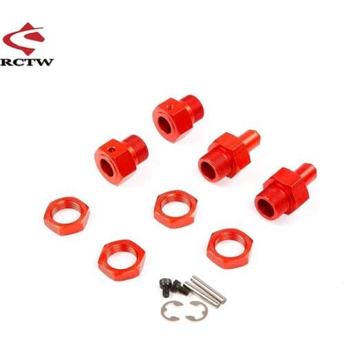 Metal 24mm Front Rear Hexagon Hub Adapter Kit for 1/5 HPI ROFUN BAHA ROVAN BAJA KM 5T 5B 5SC RC CAR Toys PARTS