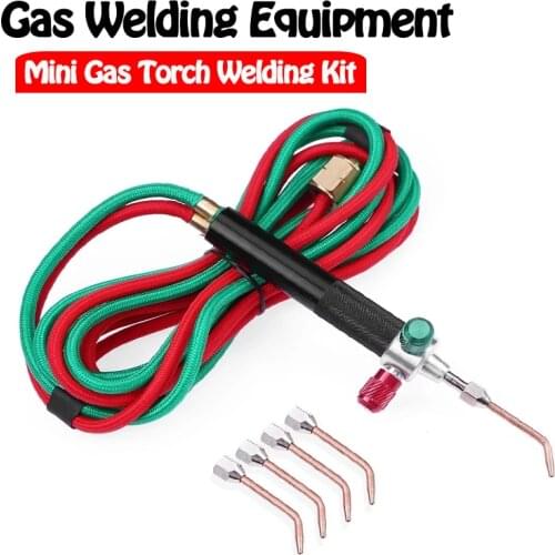 Mini Gas Little Torch Welding Soldering Kit Oxygen Acetylene Gun Welding Platinum Metal Stainless Steel Welding Soldering Tool