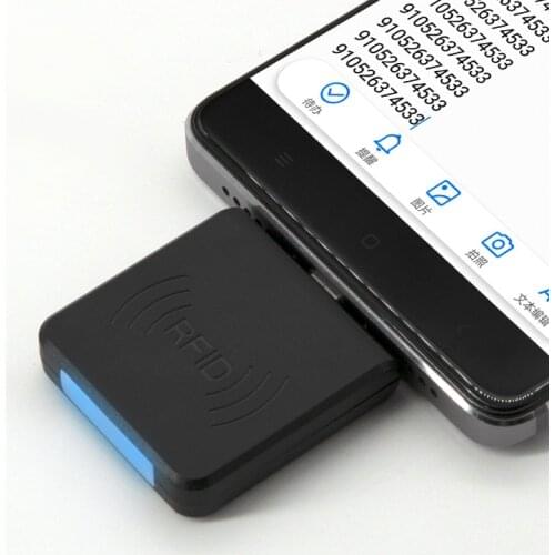 Mini RFID Reader for Mobile Phone 125KHz EM4100 TK4100 ID Card Reader 13.56Mhz reader micro usb Interface Support Android System