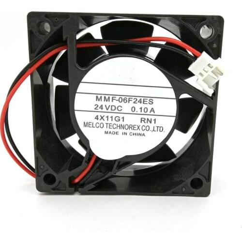 New Original Nidec Inverter fan for Mitsubishi MR-J2S drive NC5332H42 MMF-06F24ES 24V 0.10A 60*60*25MM