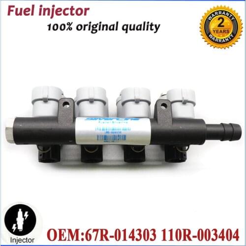 Original New Car Fuel Injectors Nozzle 67R-014303 110R-004304 For LPG Emmegas Fiat Punto Evo 2010 10R-024470