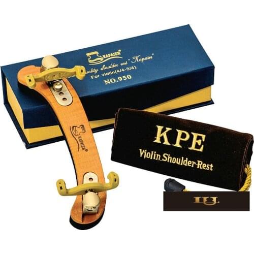Kapaier No.950 Violin Shoulder Rest Adjustable for 3/4-4/4 Sizes U Style