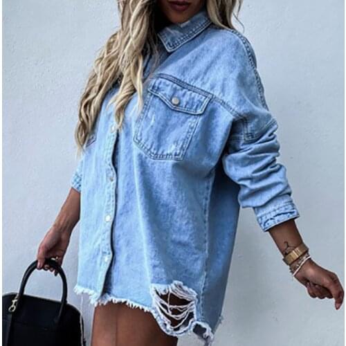 SAUSA FULLING Womens Denim Shirts
