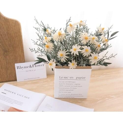 10Pcs Dried Artificial Flowers Bouquet Wedding Marriage Natural Simulation Plants For Christmas Home Living Room Decoration