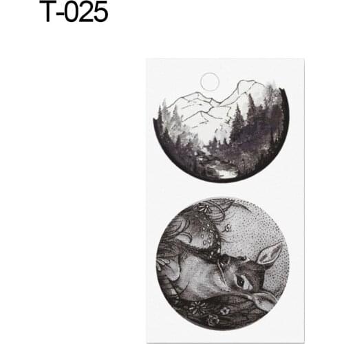 Trigram Animal Temporary Fake Tattoo Sticker Fashion Body Art Removable Decal