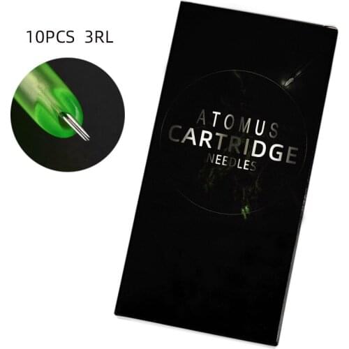 10pcs Tattoo Cartridge Needles RL RS Disposable Tattoo Needles Medical Steel For Machine Gun Liner Shader 3 5 7 RL