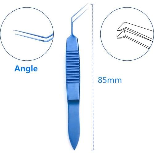 BEST 3pc Titanium Utrata Style Capsulorhexis Forcep 86mm ophthalmic eye instrument