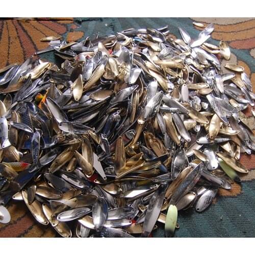 50PCS Wholesale Mix Fishing Fish Spoon Lure No Hook Baits 2g~20g Free Shipping