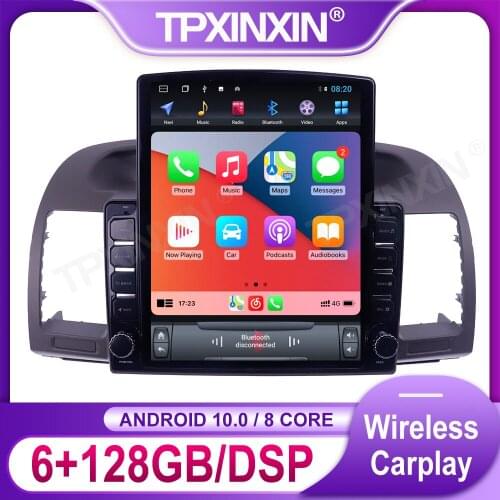 Android 10.0 360 Camera Car Radio For Toyota Camry 5 2001 2002 - 2006 Multimedia Video Recorder DVD Player Navigation GPS 2 din